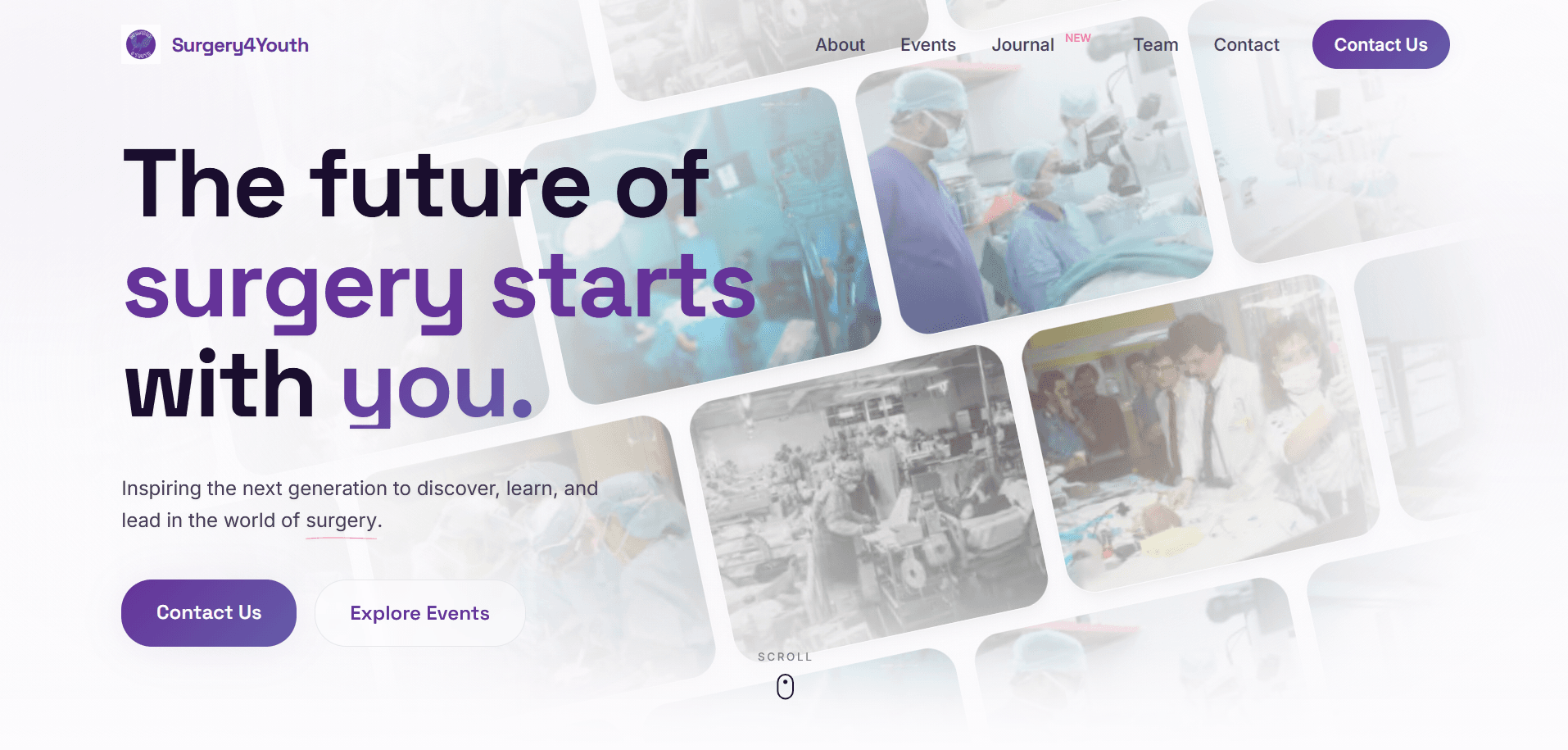 Surgery 4 Youth website preview
